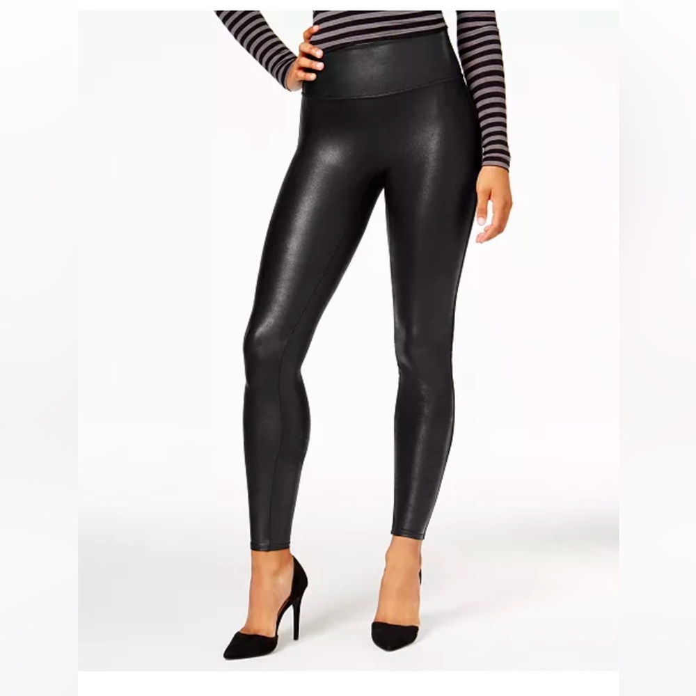 Spanx Faux Leather Leggings NWT